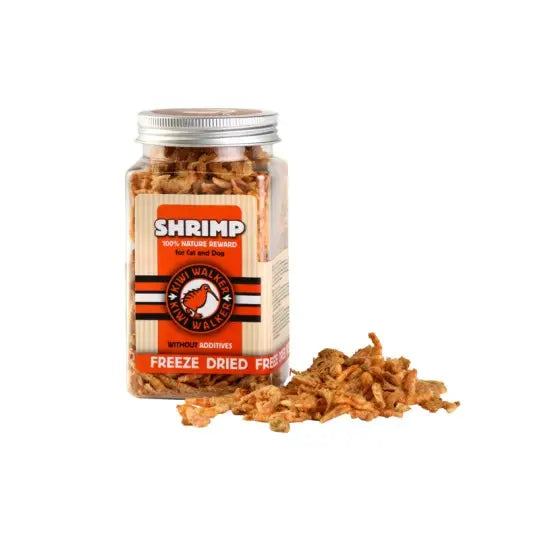 Friandises lyophilisées pour chien et chat 100% crevettes